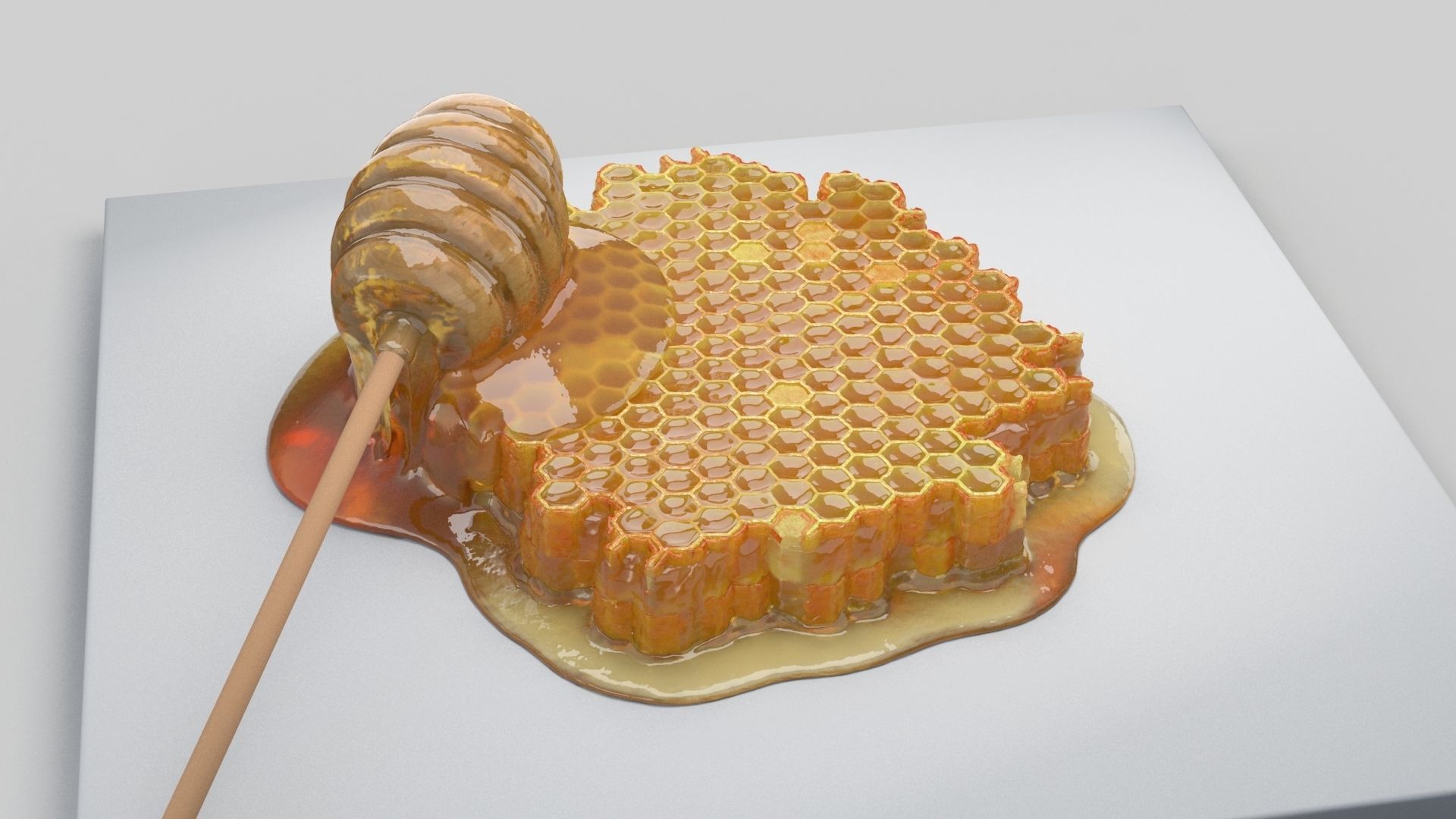 Honeycomb 3D model_2