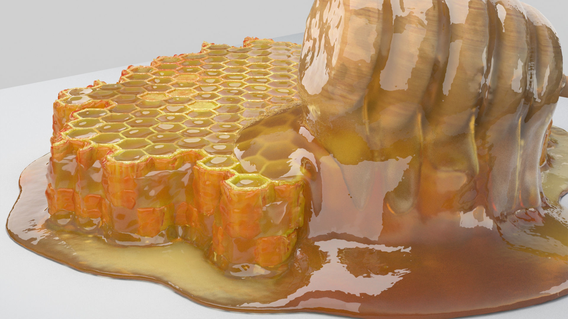 Honeycomb 3D model_4