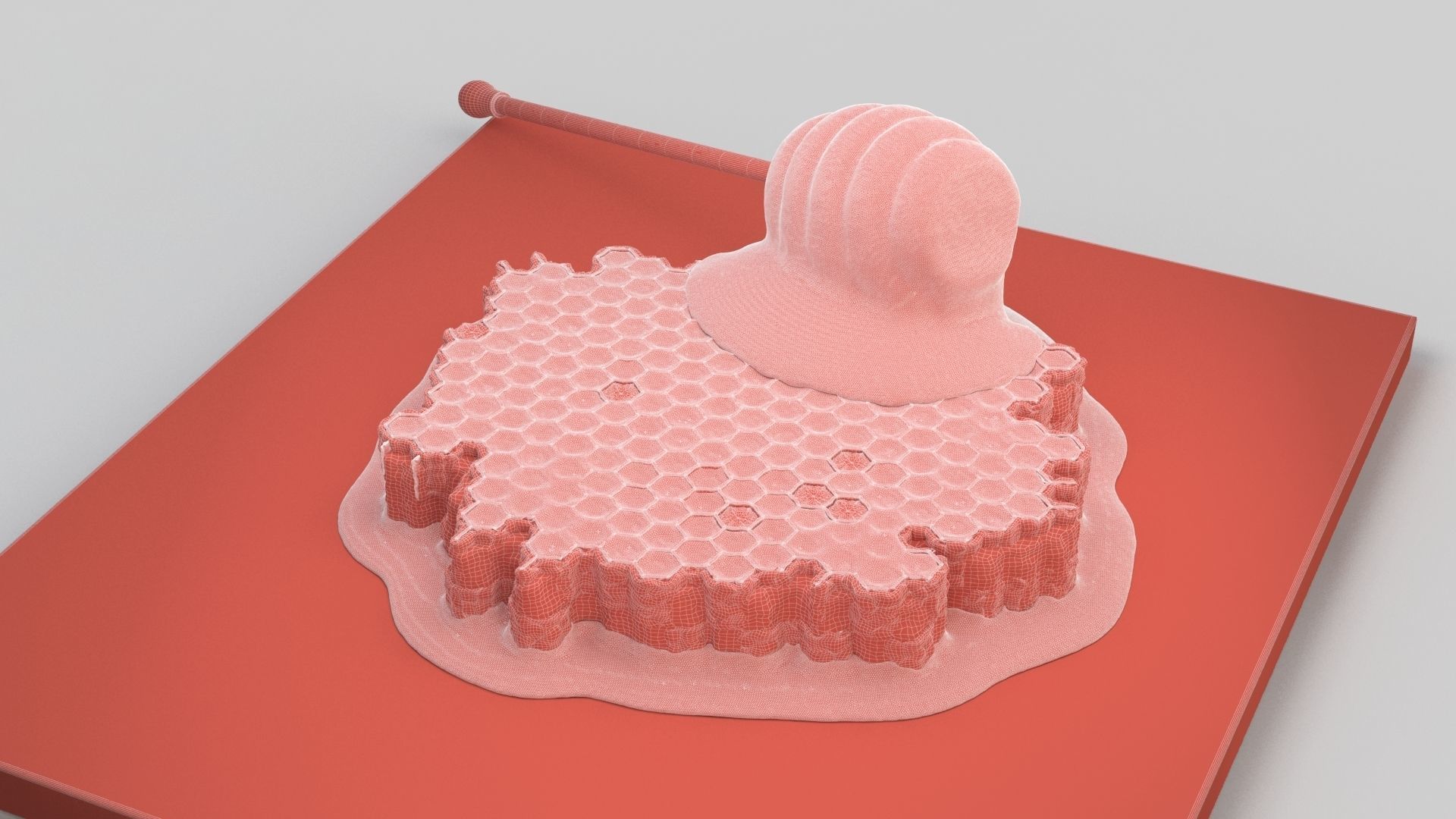 Honeycomb 3D model_8
