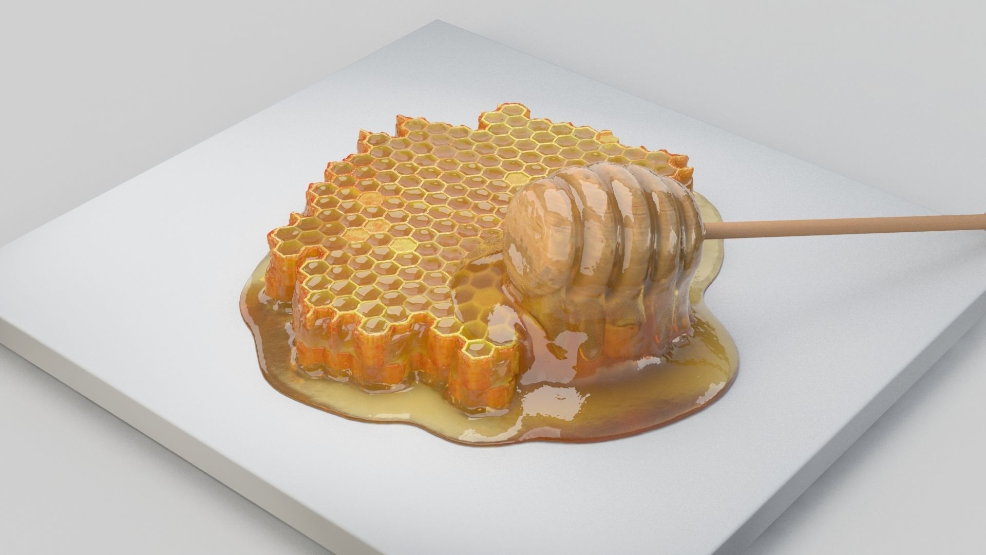 Honeycomb 3D model_1