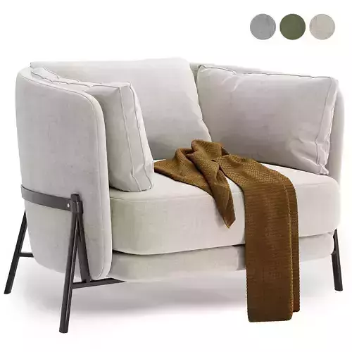 cradle armchair by Arflex 3D model
