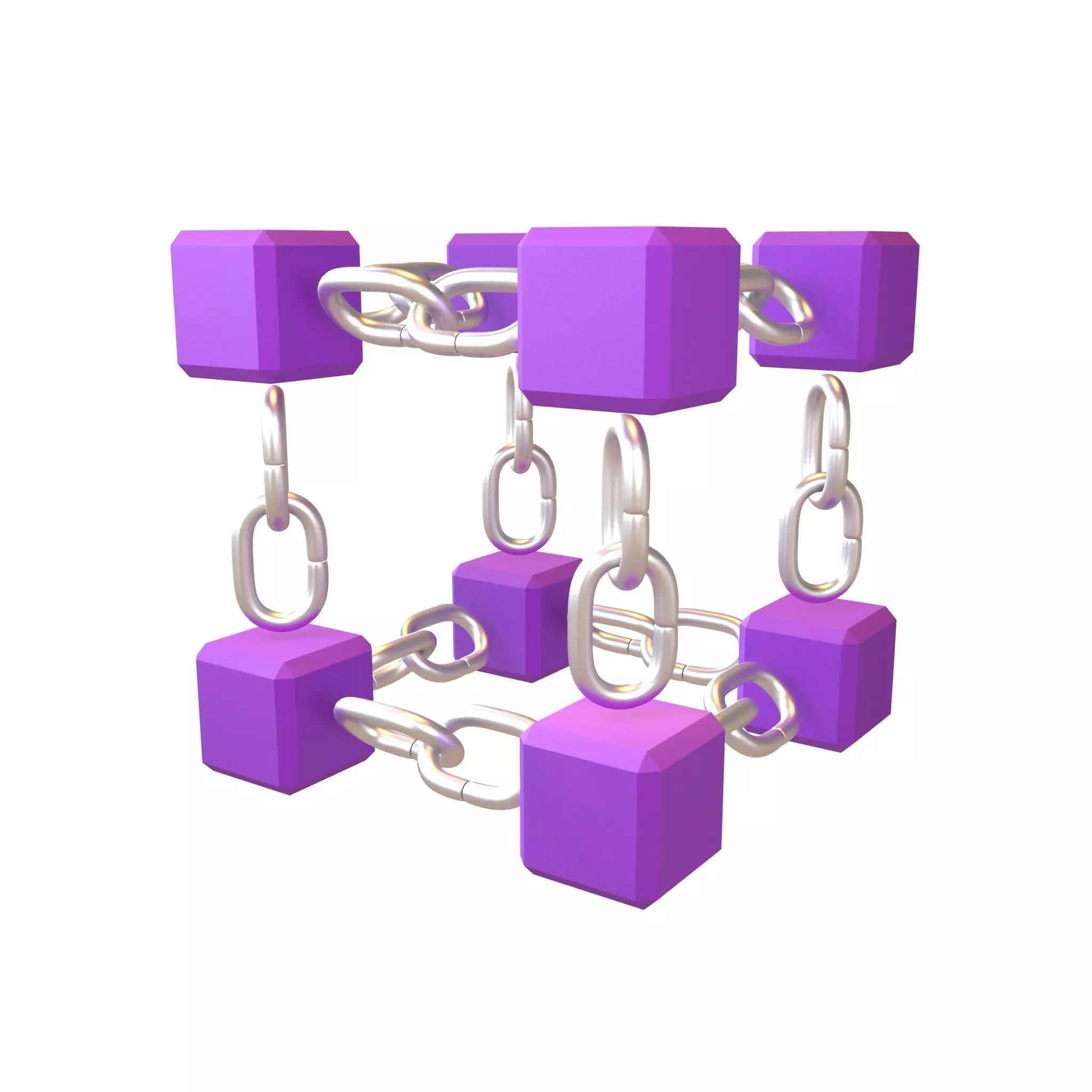3D model Blockchain Icon V2 002 VR / AR / low-poly | CGTrader
