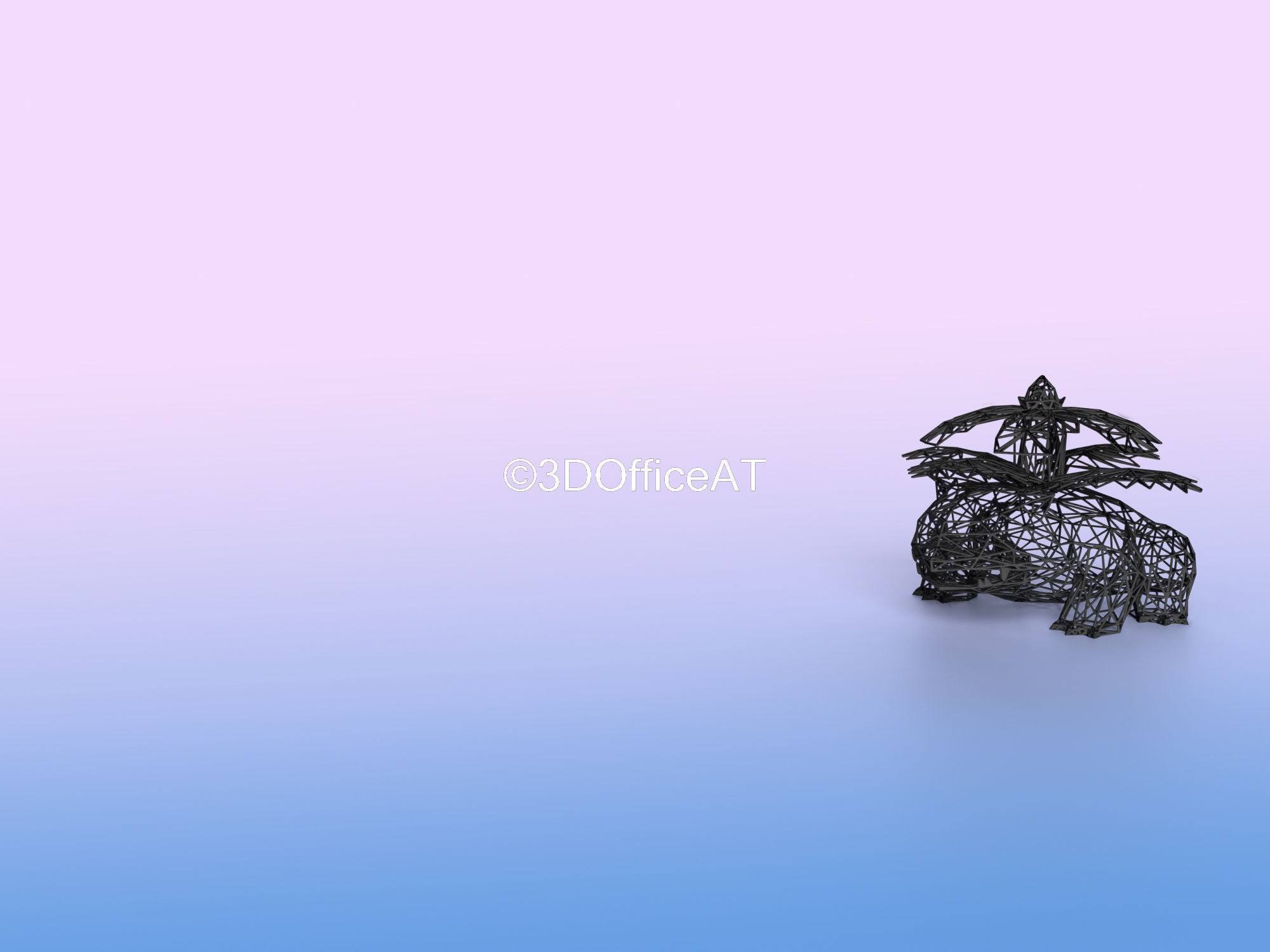 002 Ivysaur Pokemon Wiremon Figure 3D print model_13