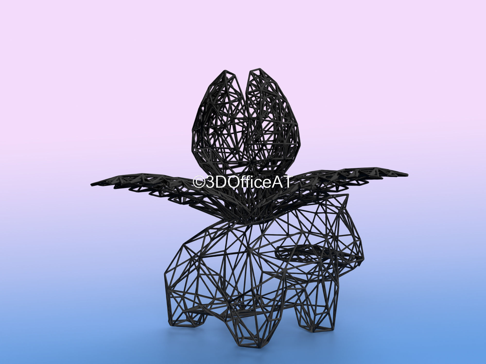 002 Ivysaur Pokemon Wiremon Figure 3D print model_10