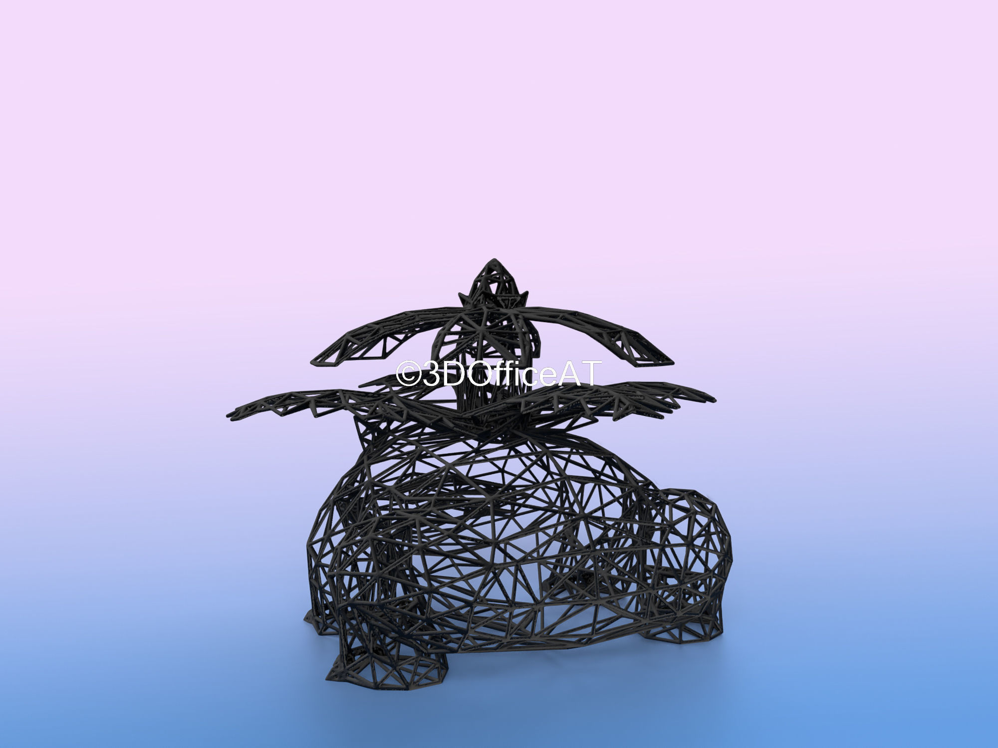 002 Ivysaur Pokemon Wiremon Figure 3D print model_26