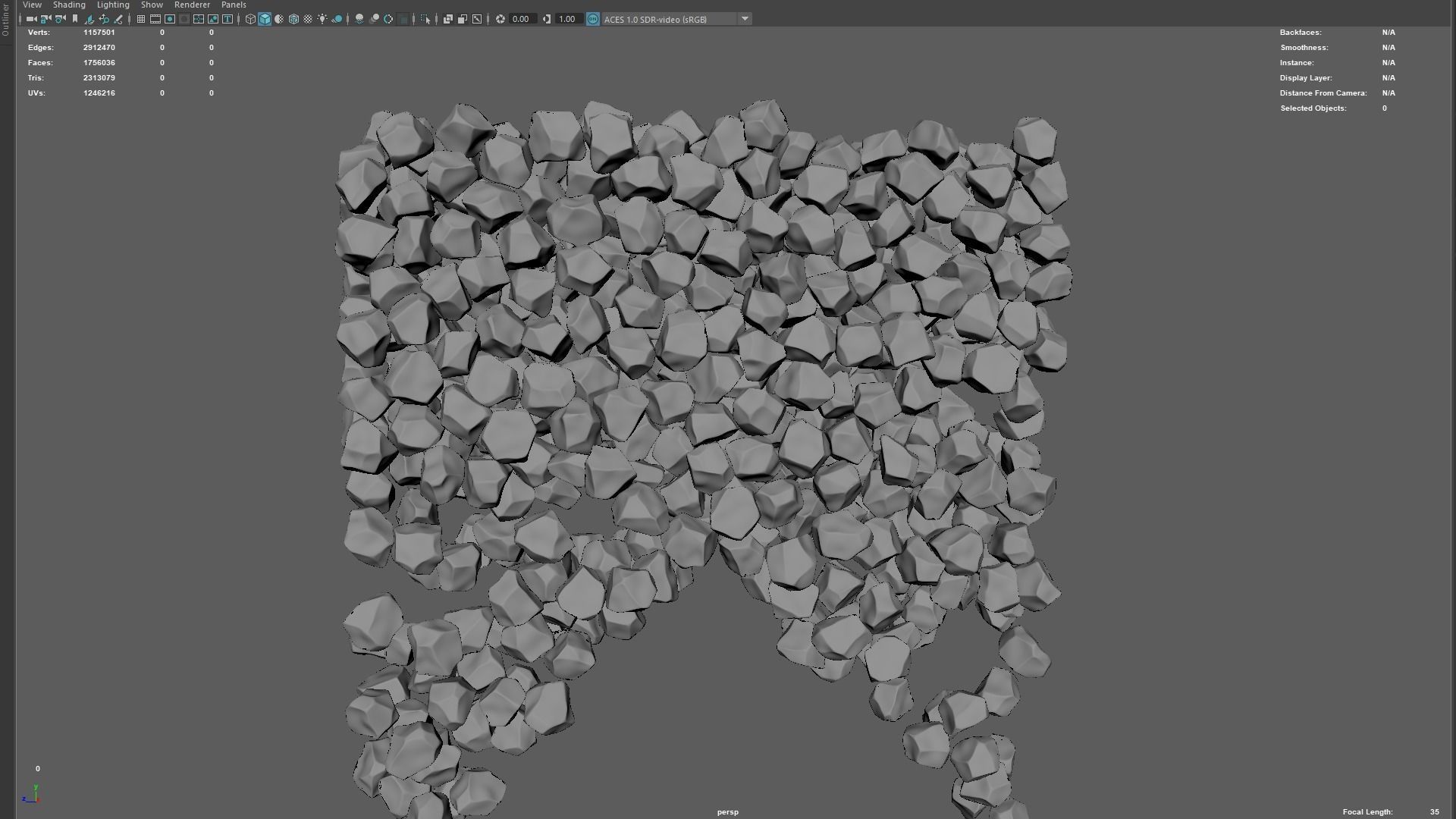 Ice cubes falling animation 2 3D model_9