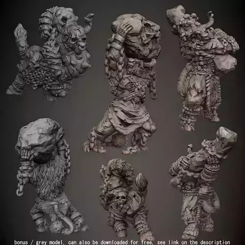Ox Folk 3D print model