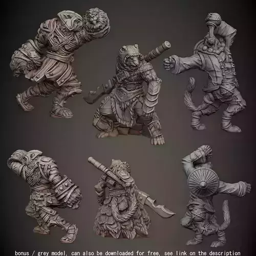 Tiger Folk 3D print model
