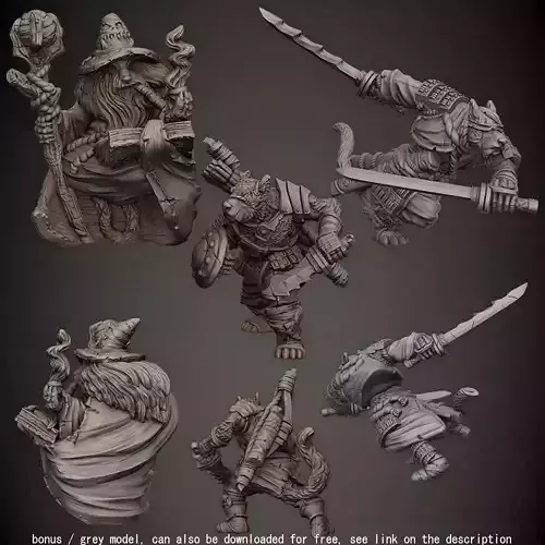 Dog Folk 3D print model