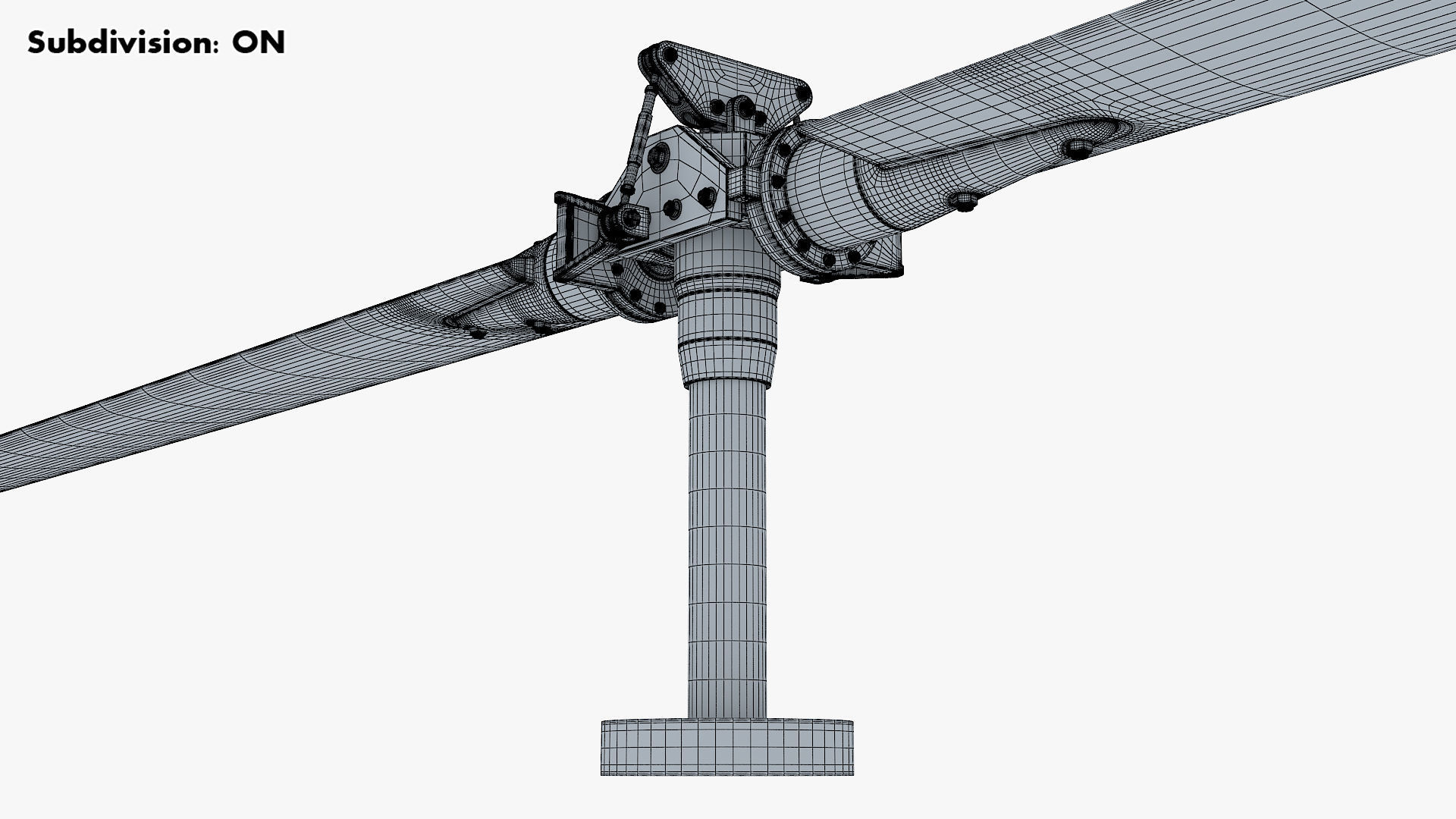 Helicopter Main Rotor System v 1 3D model_12