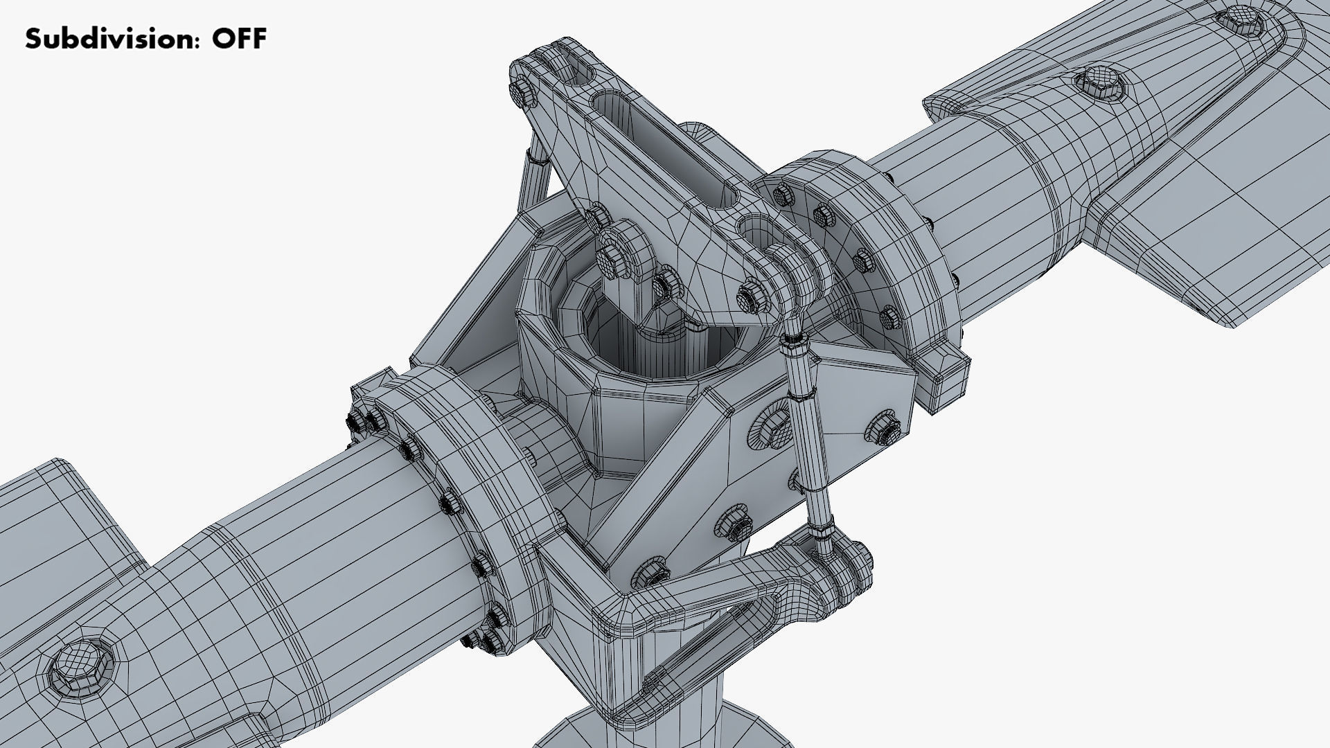 Helicopter Main Rotor System v 1 3D model_23