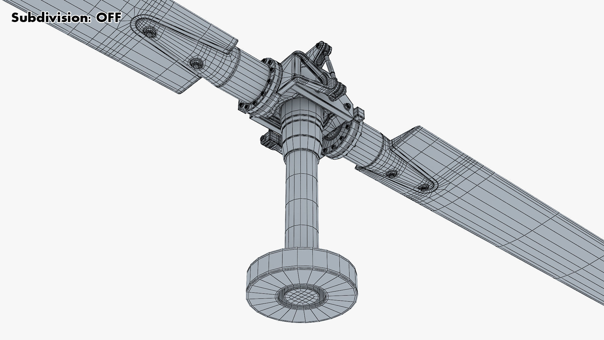Helicopter Main Rotor System v 1 3D model_19