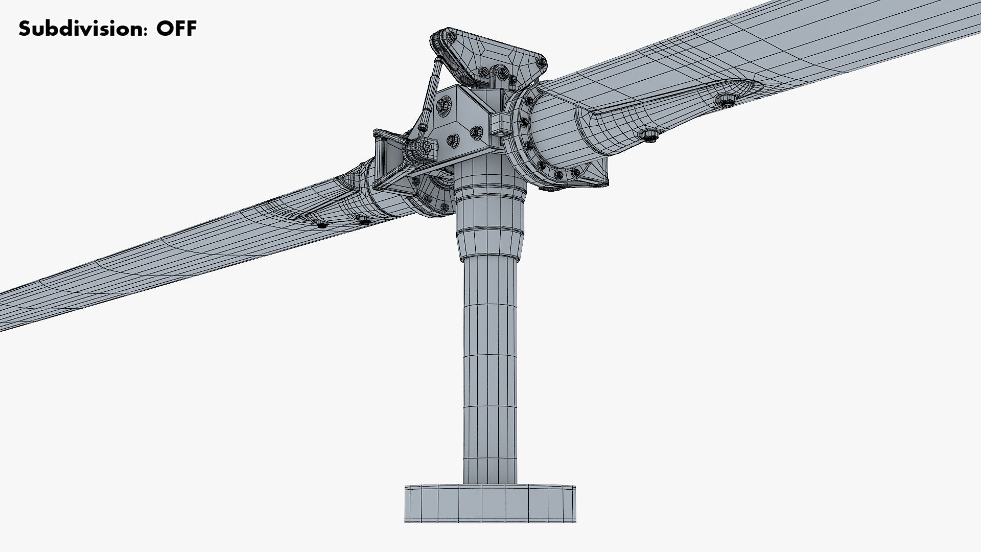 Helicopter Main Rotor System v 1 3D model_13