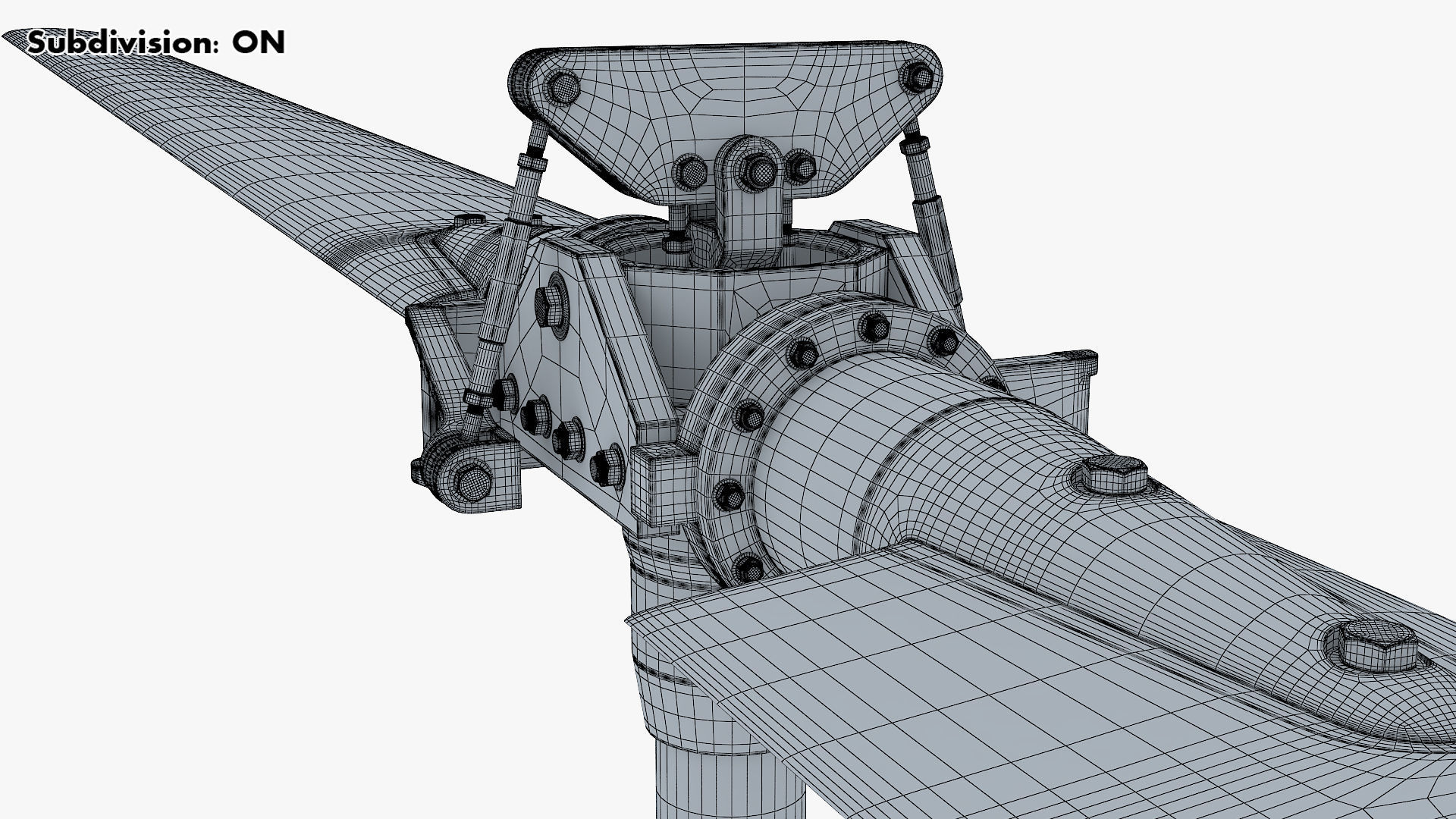 Helicopter Main Rotor System v 1 3D model_26