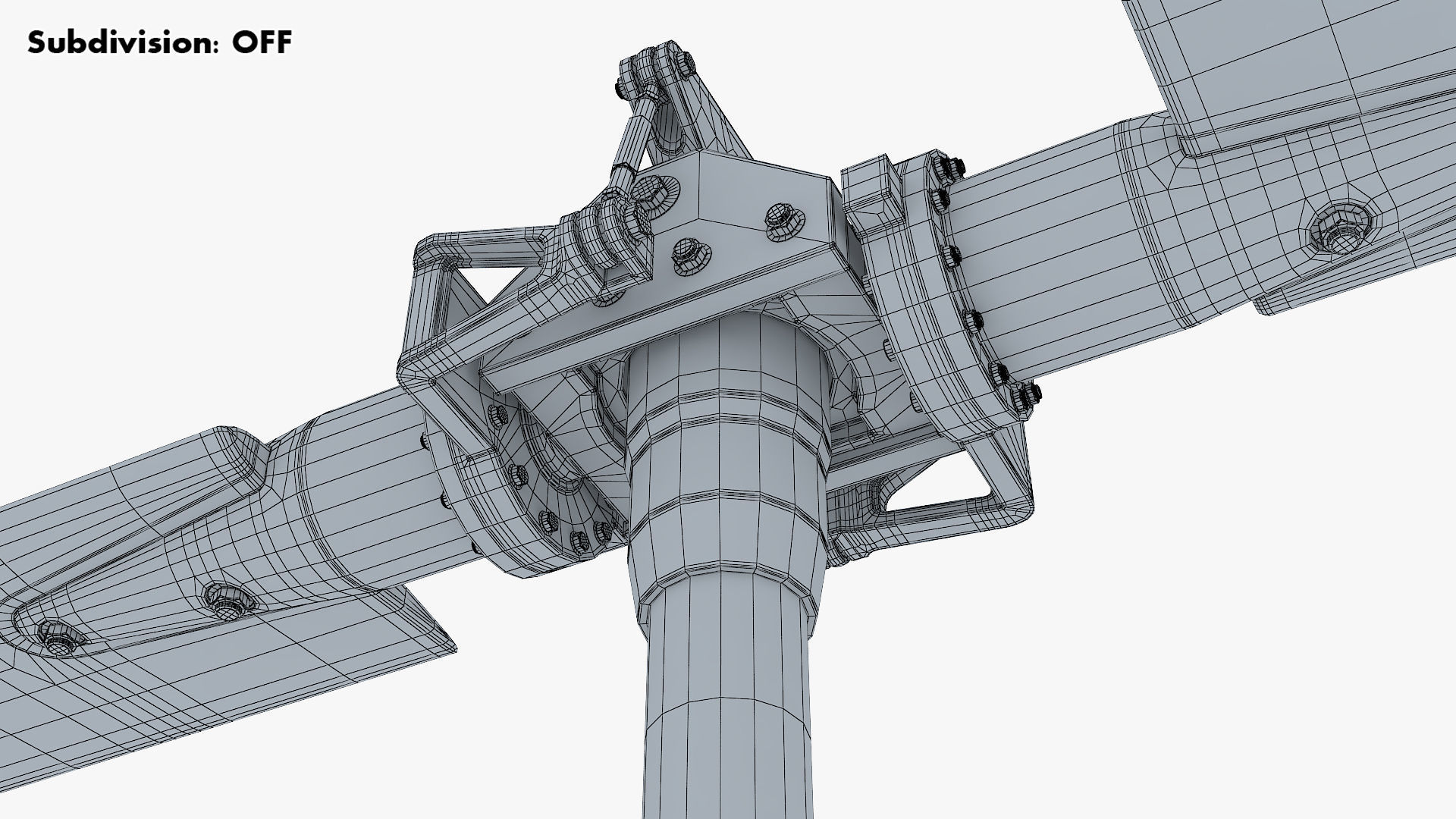 Helicopter Main Rotor System v 1 3D model_25