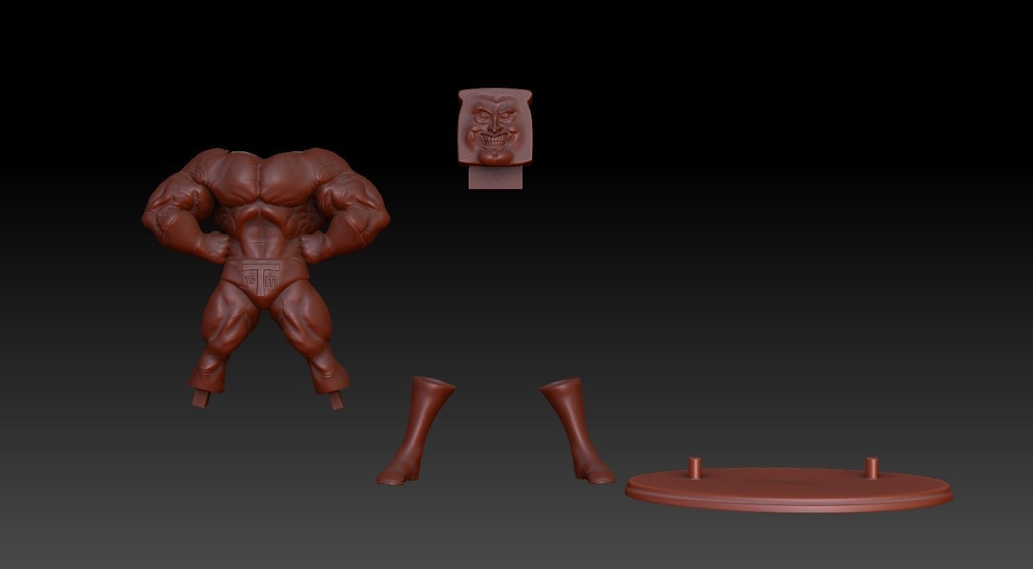 Powdered Toast Man 3D print model_10