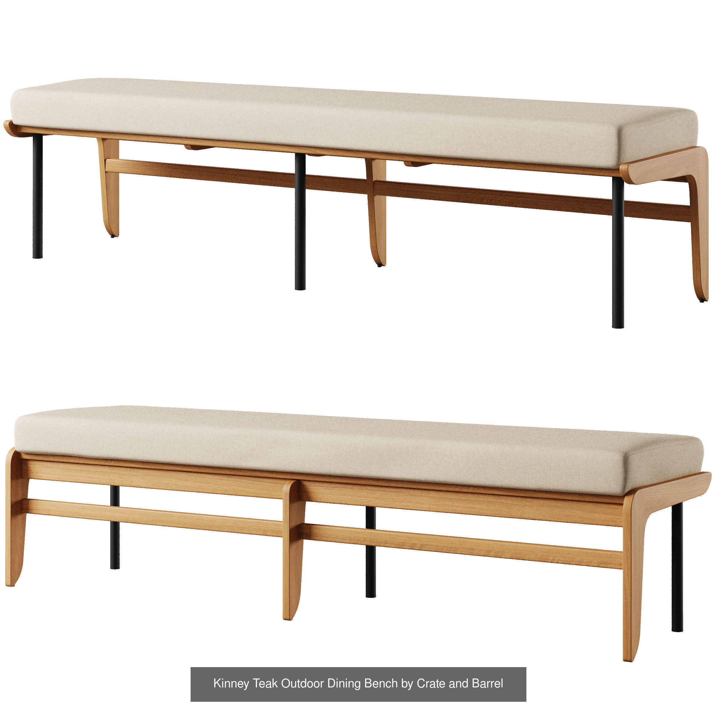 Kinney Teak  3D Model Collection_3