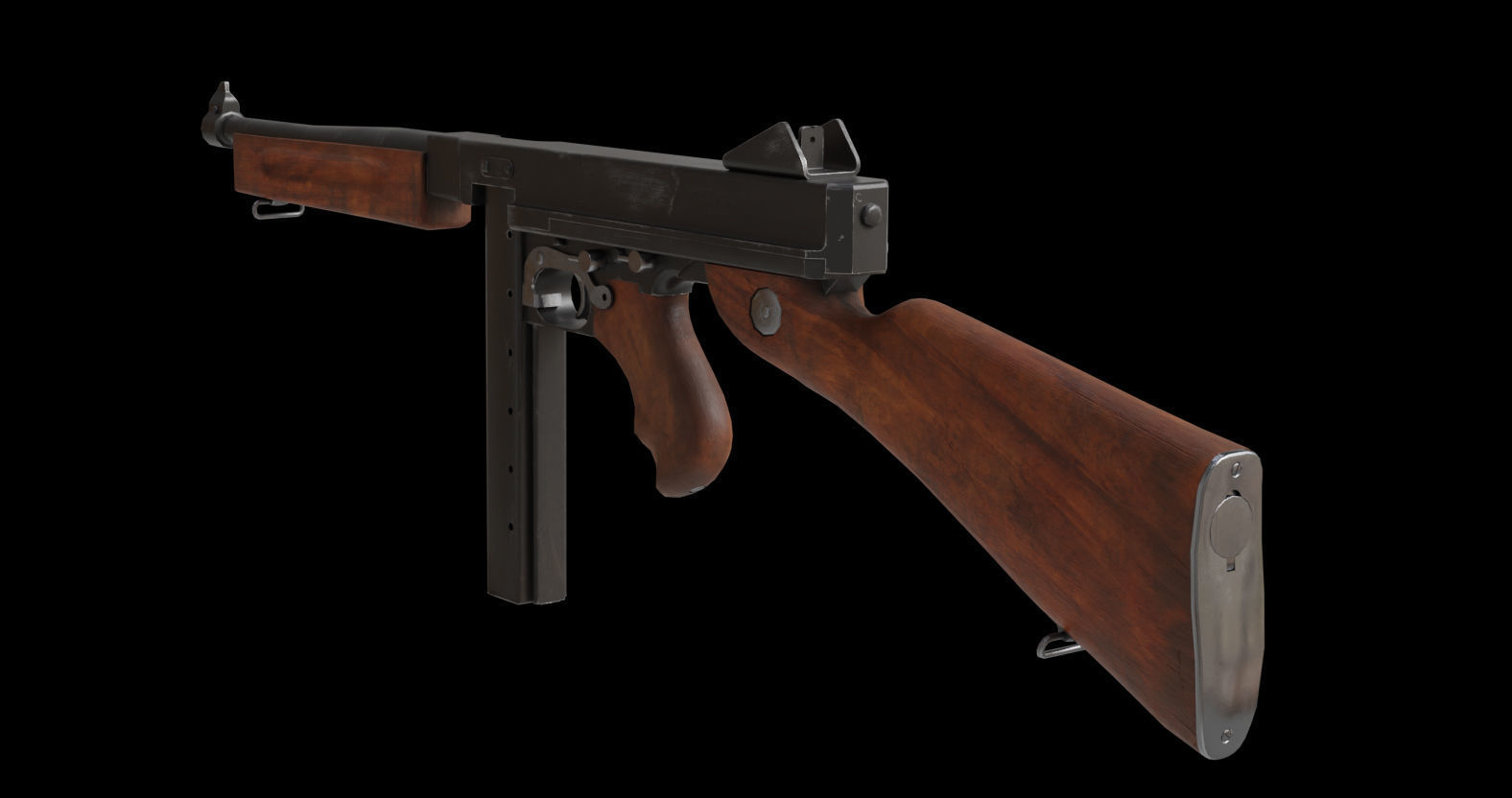 Thompson M1A1 3D model_8