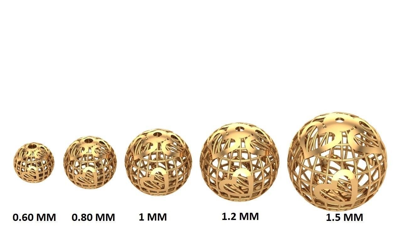 Jewelry three gold plated rings 3D print model_5