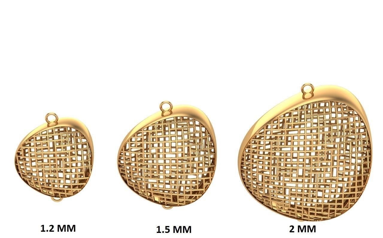 Jewelry three gold plated rings 3D print model_29