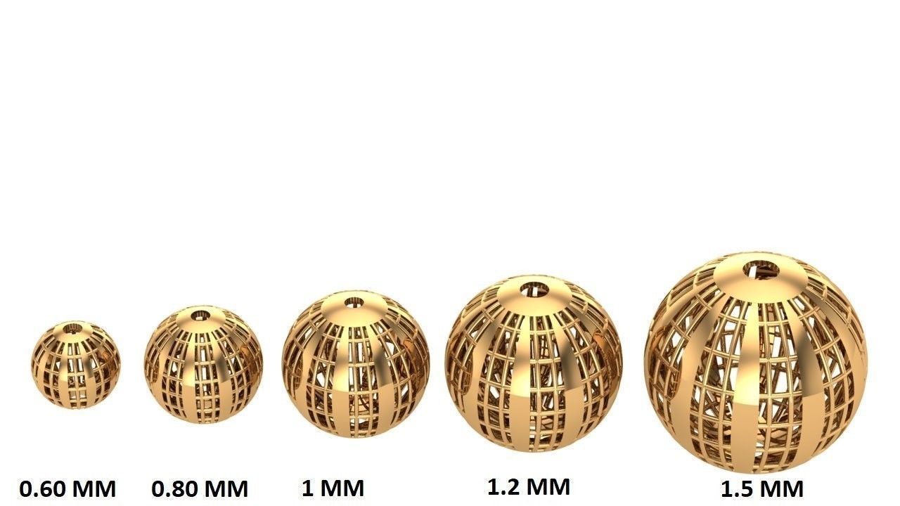 Jewelry three gold plated rings 3D print model_7