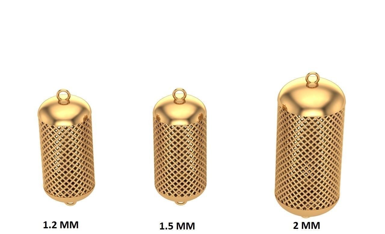 Jewelry three gold plated rings 3D print model_22