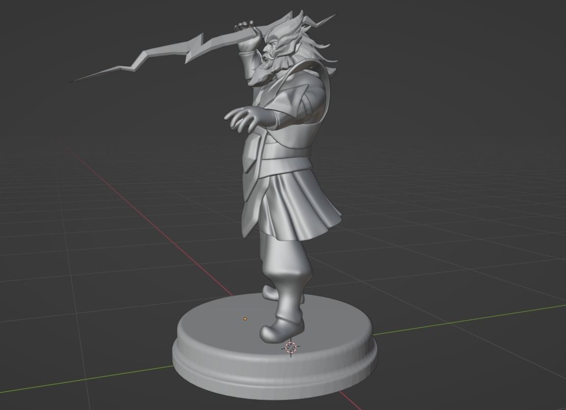 Zeus Printable from Dota2 3D print model_1