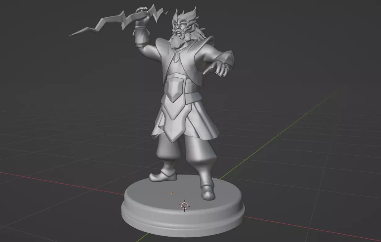 Zeus Printable from Dota2 3D print model_0