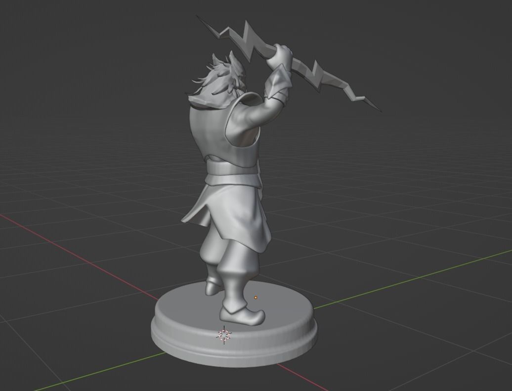 Zeus Printable from Dota2 3D print model_4