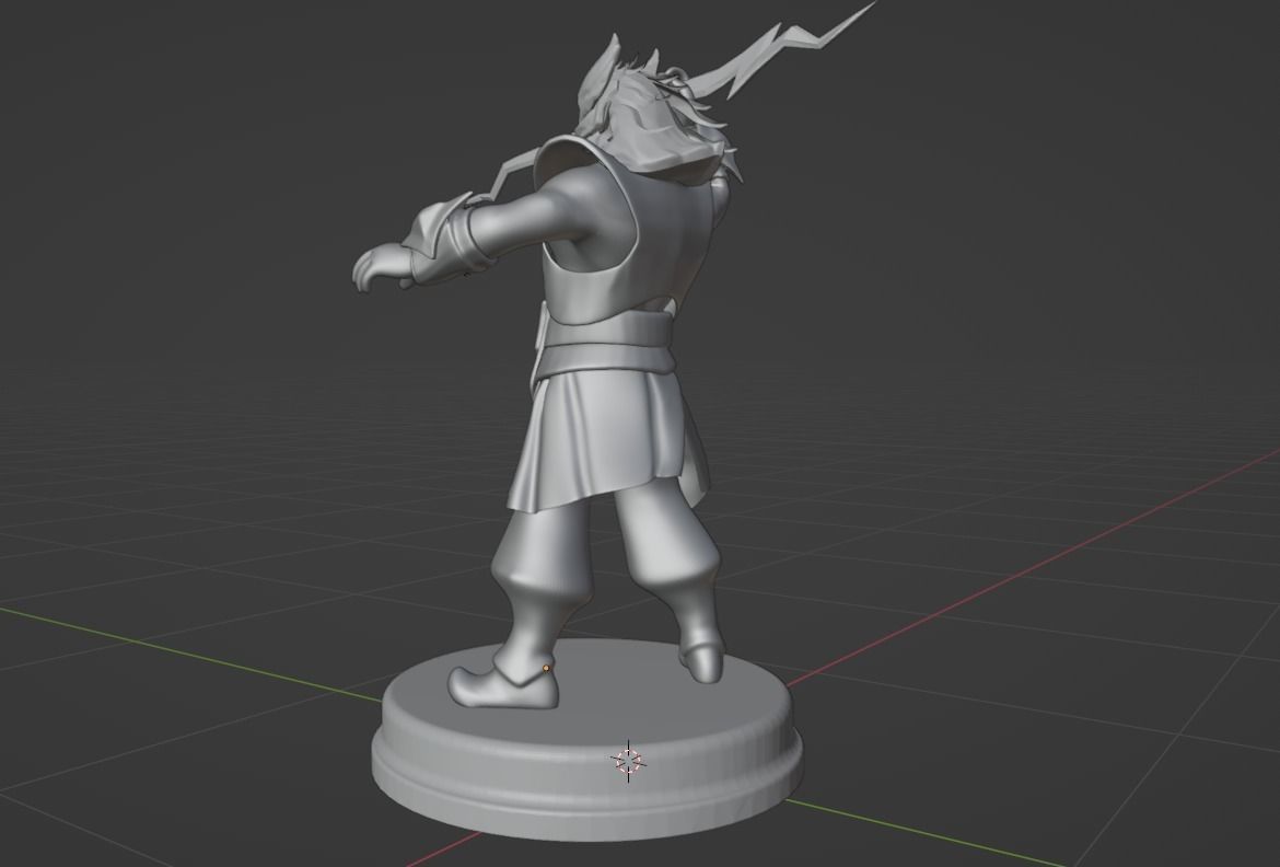 Zeus Printable from Dota2 3D print model_2