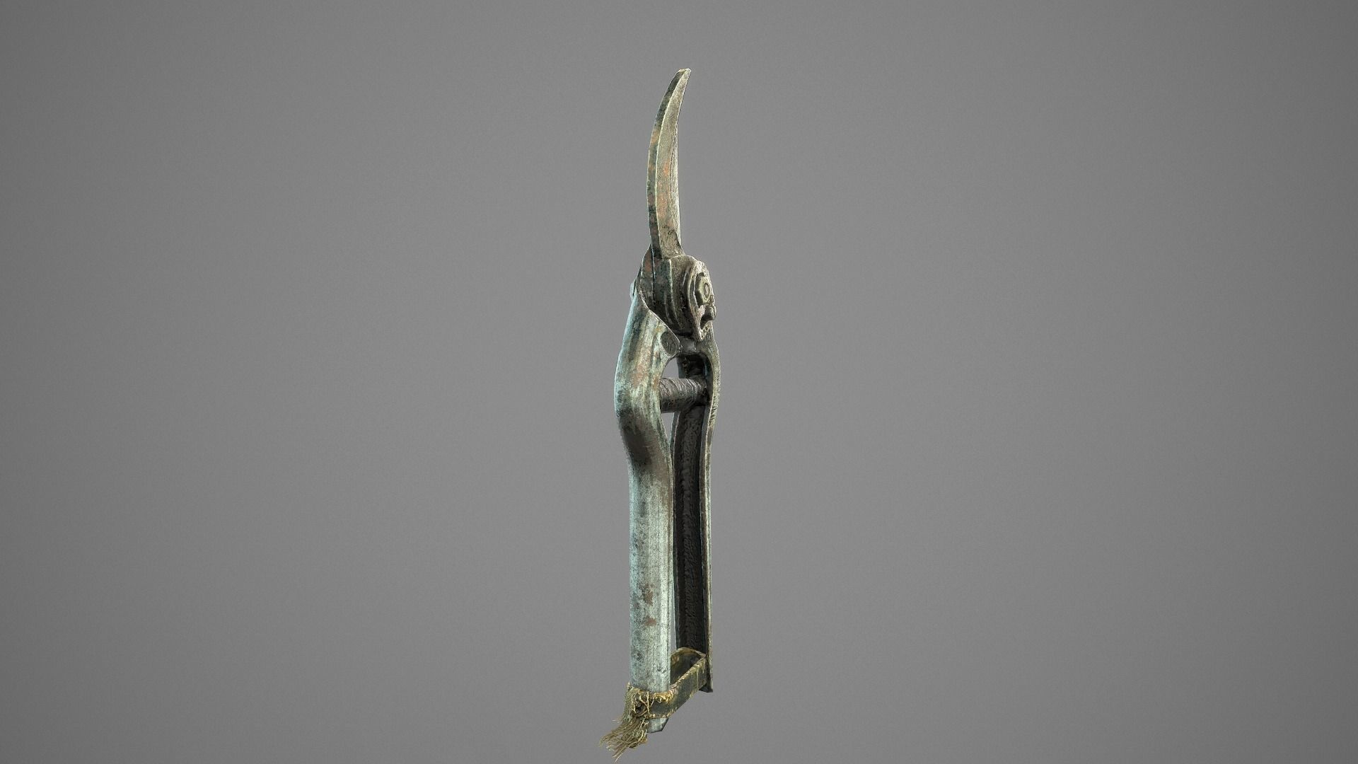 Old Pruner Low-poly 3D model_1