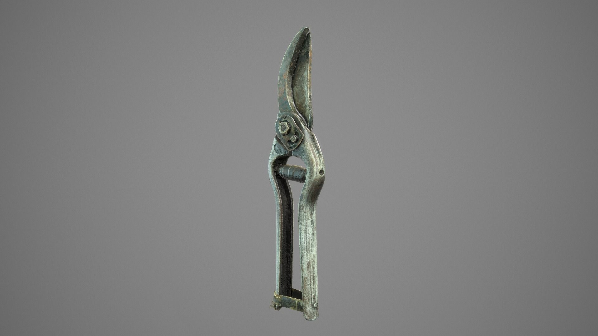 Old Pruner Low-poly 3D model_8