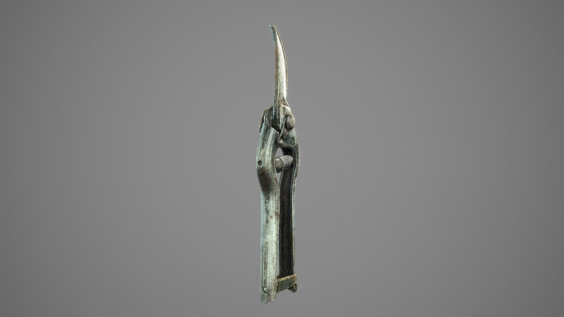 Old Pruner Low-poly 3D model_6