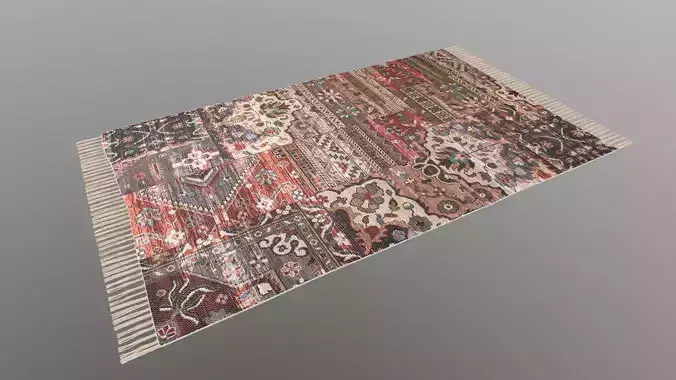 Multicolor Cotton Carpet