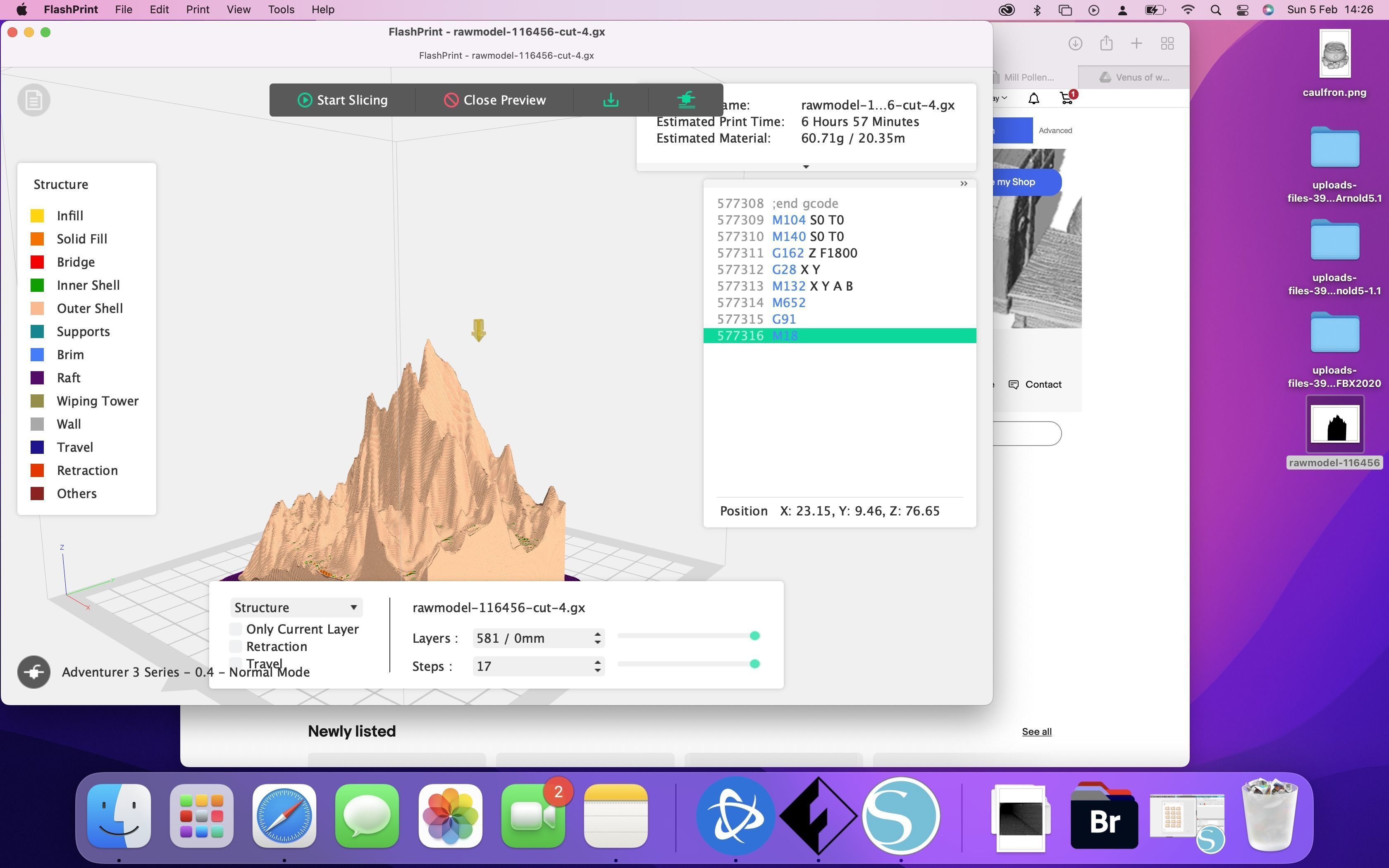 Mt Everest  3D print model_1