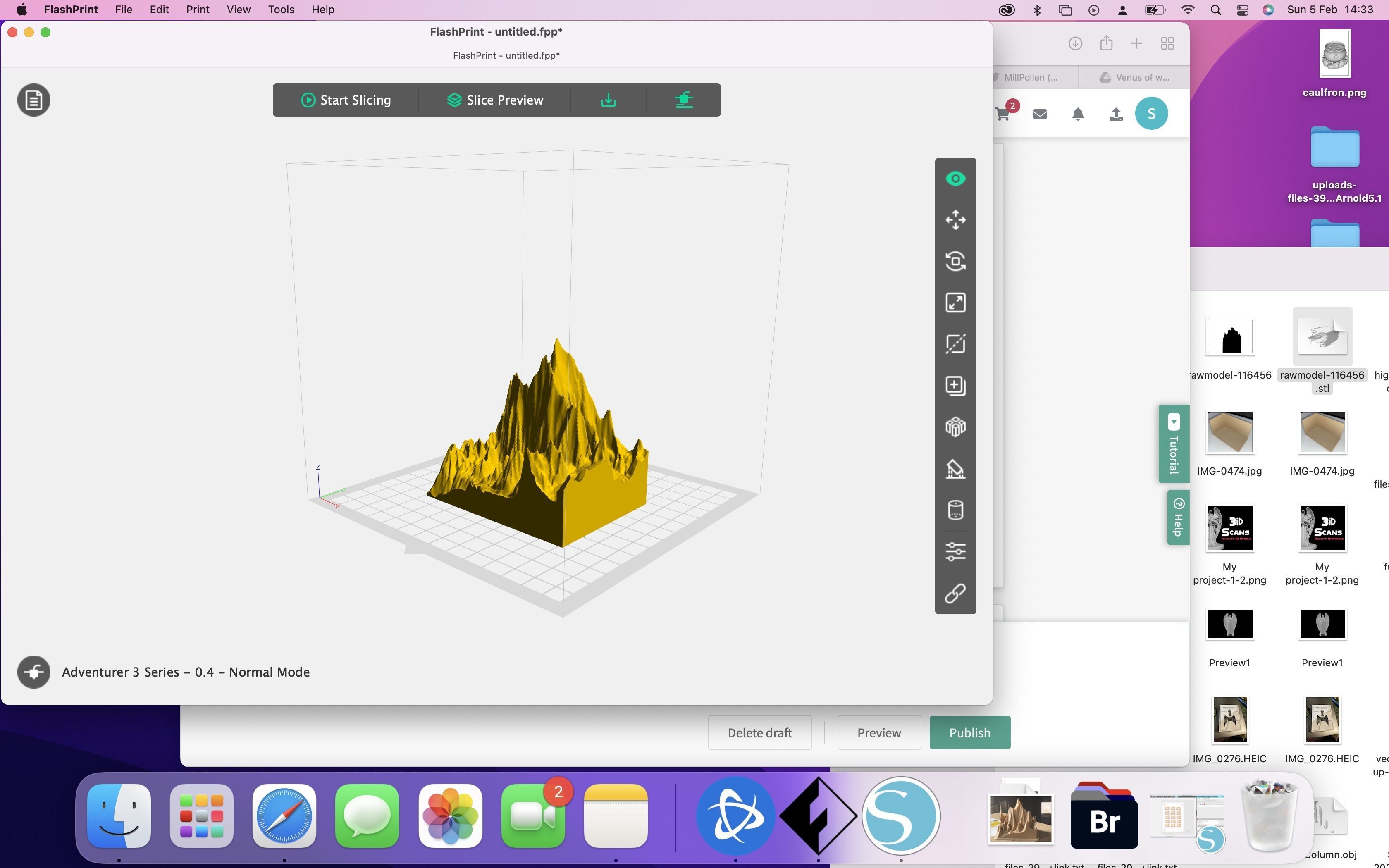Mt Everest  3D print model_2