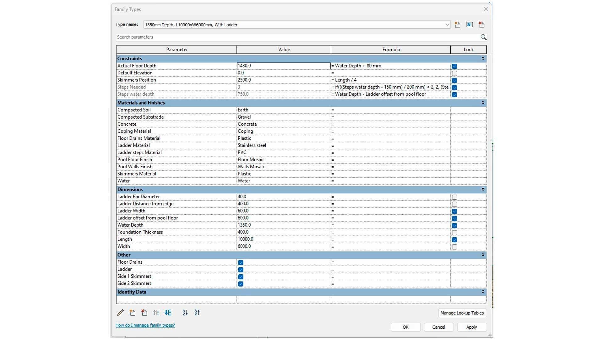 Rectangular Swimming Pools 3D model_12