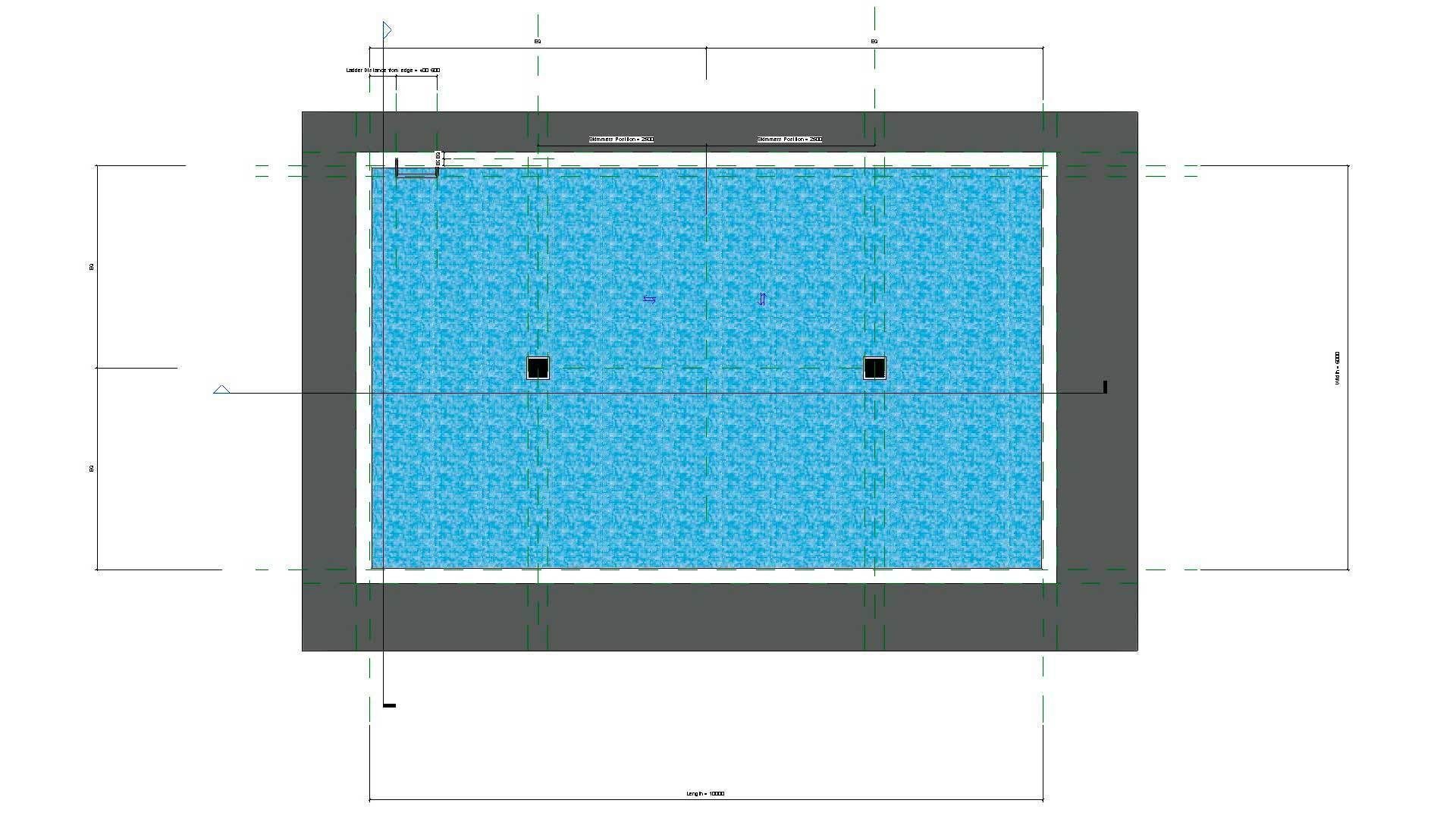 Rectangular Swimming Pools 3D model_7