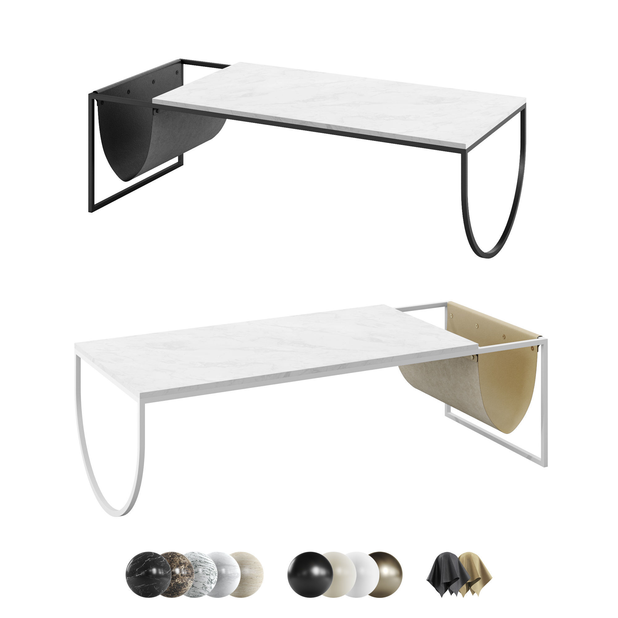 Bolia Coffee Table Piero 3D model_4