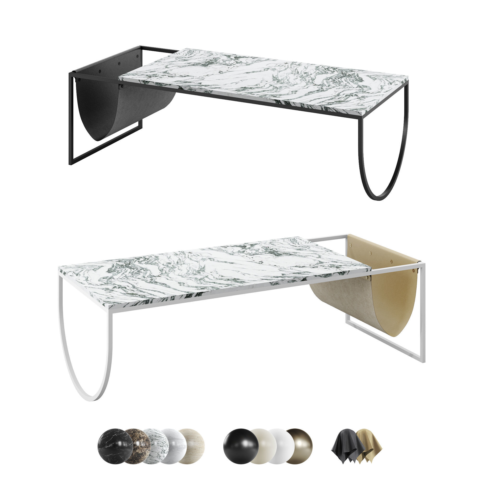 Bolia Coffee Table Piero 3D model_3
