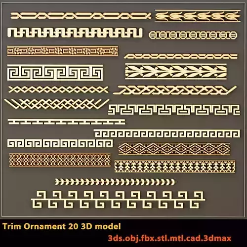 20model  border pattern  vol1