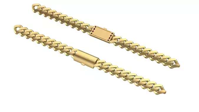 Cuban Chain 5 mm 3D print model