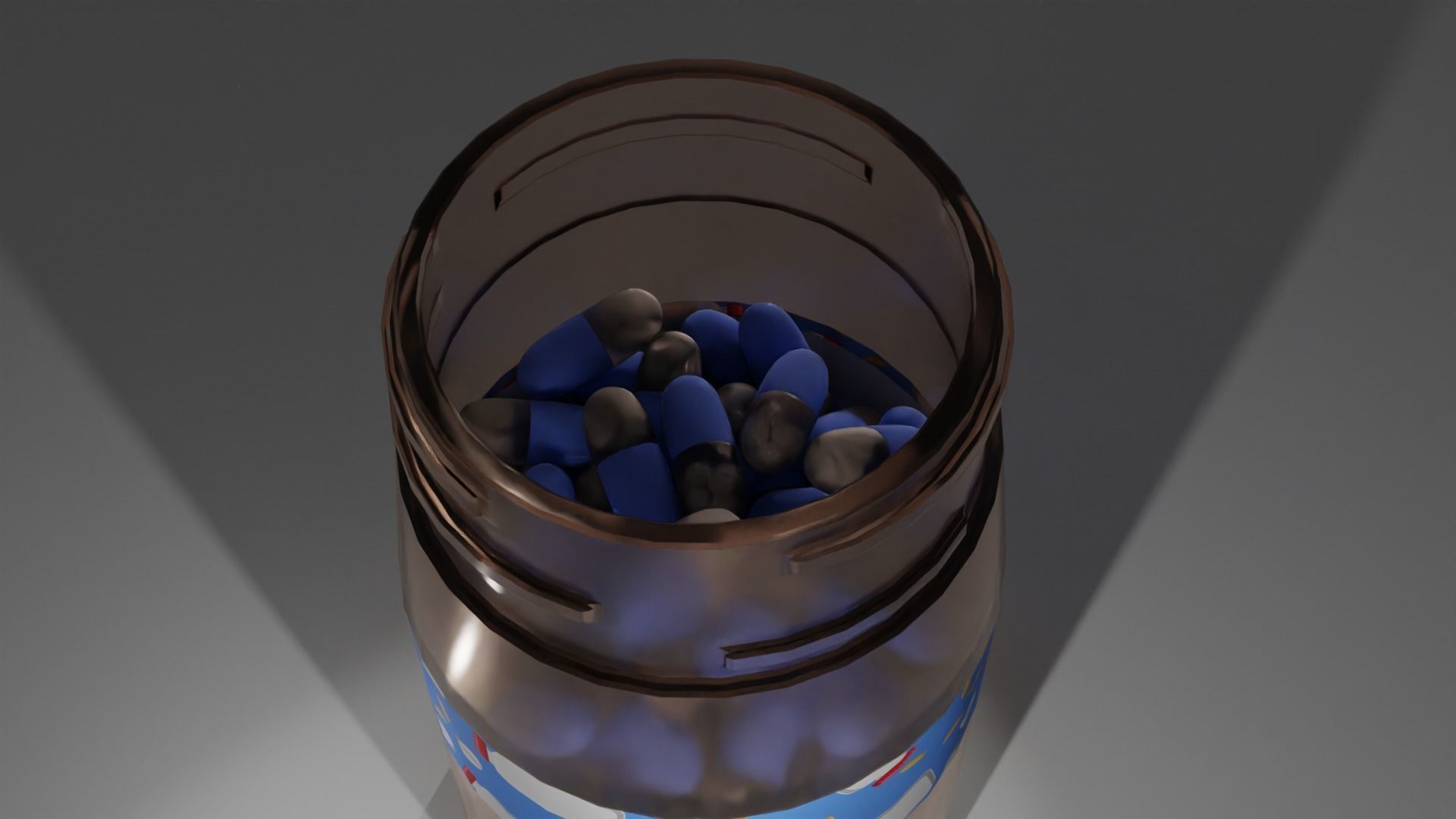 Pill packaging 3D model_6