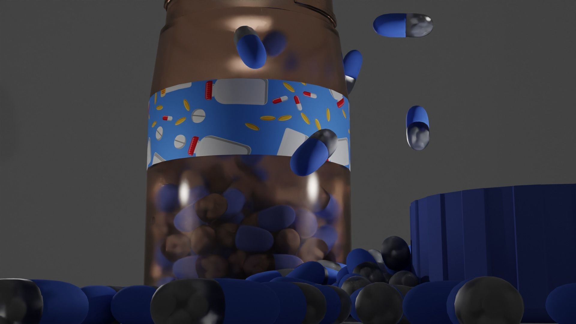 Pill packaging 3D model_5