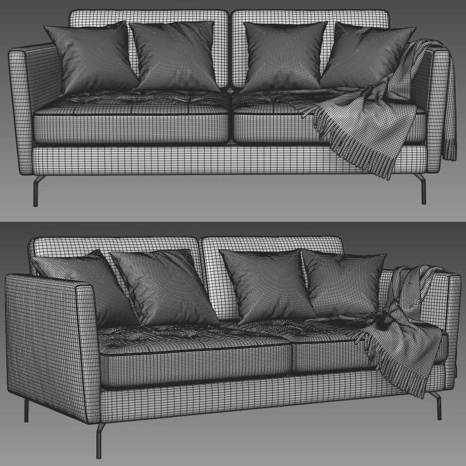 BoConcept Osaka Sofa 3D model_3