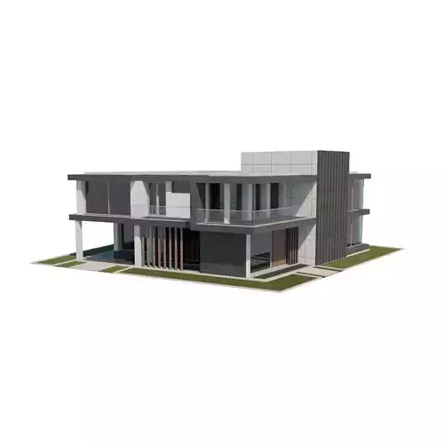 Contemporary House 04 by THREEDEE INC