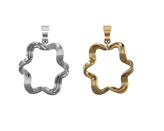 Pendant spiral Free 3D print model