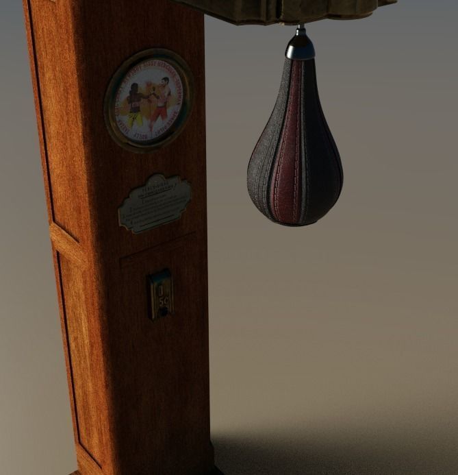Punching Bag 3D model_3