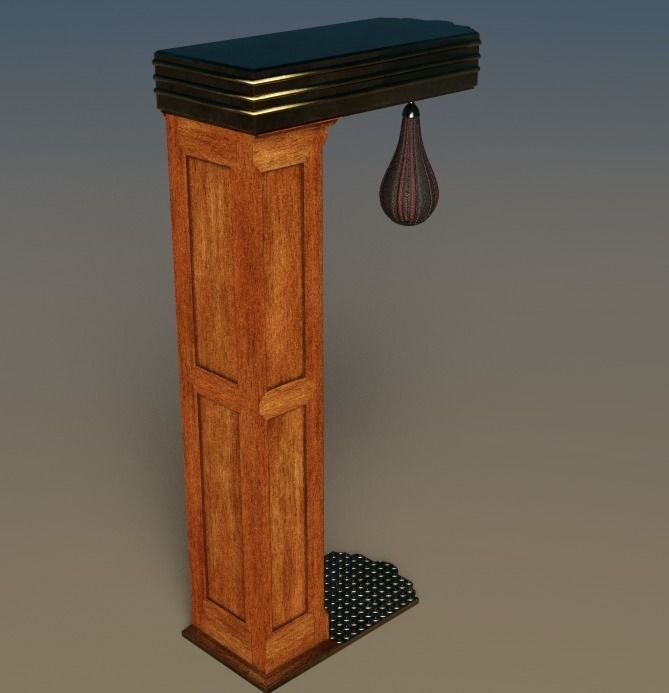 Punching Bag 3D model_2