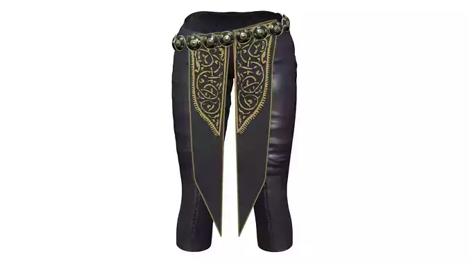 Medieval Pants With Loin Cloth